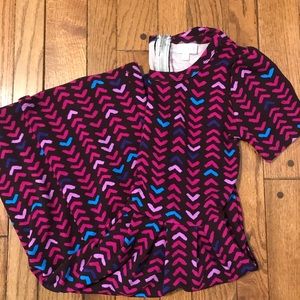 Lularoe Amelia Dress, geometric, size XS NWOT
